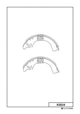 Brake Shoe Set (K0034)