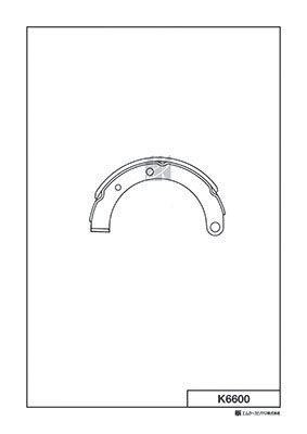 Brake Shoe Set (K6600)