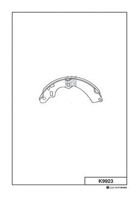 Brake Shoe Set (K9923)