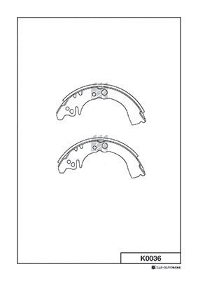 Brake Shoe Set (K0036)