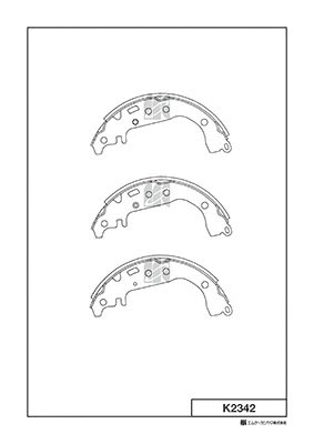 Brake Shoe Set (K2342)
