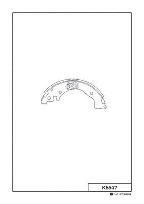 Brake Shoe Set (K5547)