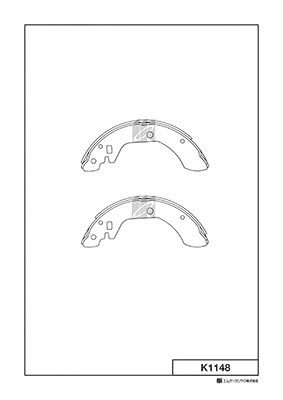 Brake Shoe Set (K1148)