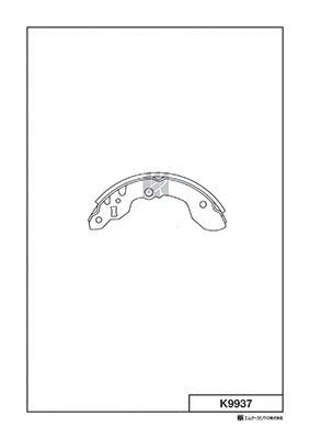 Brake Shoe Set (K9937)