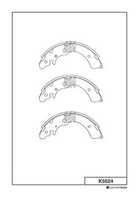 Brake Shoe Set (K5524)