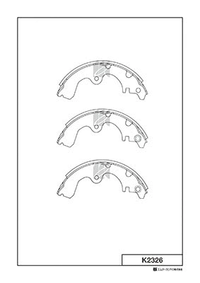 Brake Shoe Set (K2326)