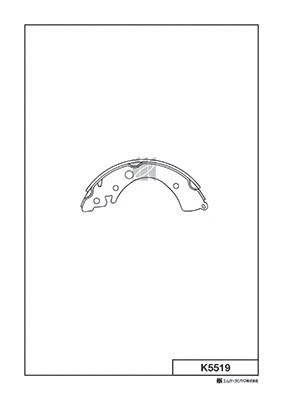 Brake Shoe Set (K5519)