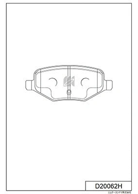 Brake Pad Set, disc brake (D20062H)