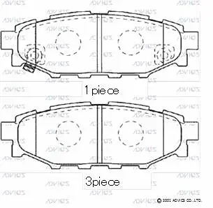 Brake Pad Set, disc brake (SN920P)