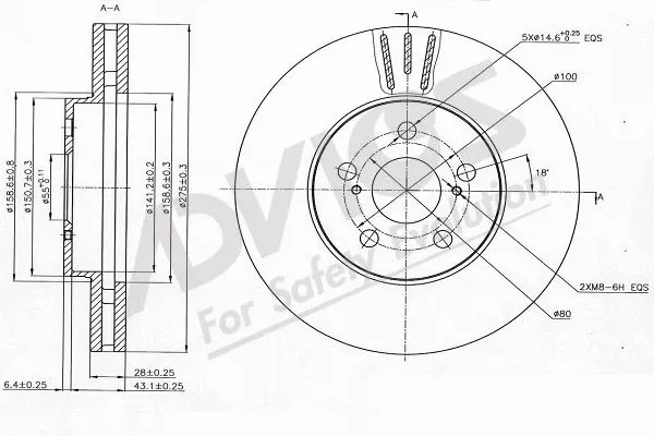 Brake Disc (A6F102B)
