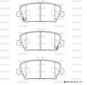 Brake Pad Set, disc brake (C1N085)