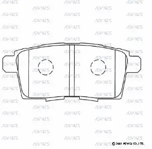Brake Pad Set, disc brake (SN586)