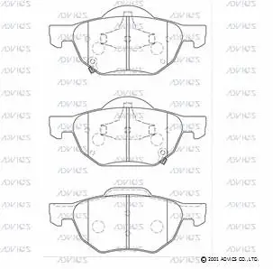 Brake Pad Set, disc brake (C1N083)