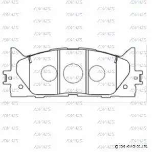 Brake Pad Set, disc brake (A1N154)