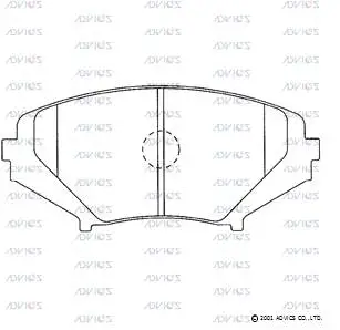 Brake Pad Set, disc brake (E1N006)