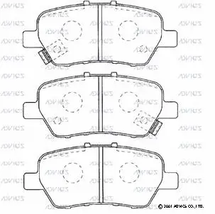 Brake Pad Set, disc brake (SN436P)