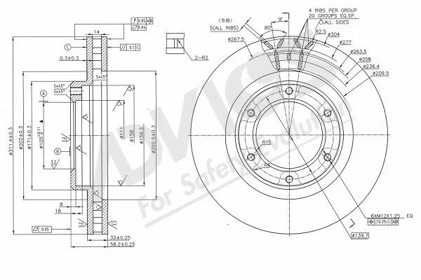 Brake Disc (A6F423B)