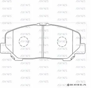 Brake Pad Set, disc brake (A1N139)