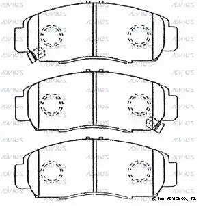 Brake Pad Set, disc brake (C1N026)
