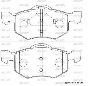 Brake Pad Set, disc brake (SN931)