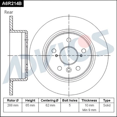 Brake Disc (A6R214B)