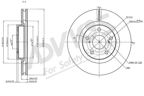 Brake Disc (A6F164B)