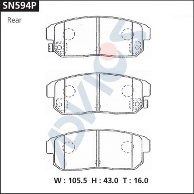 Brake Pad Set, disc brake