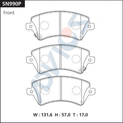 Brake Pad Set, disc brake