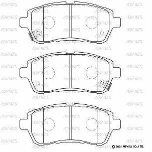 Brake Pad Set, disc brake (SN503P)