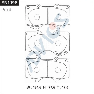 Brake Pad Set, disc brake