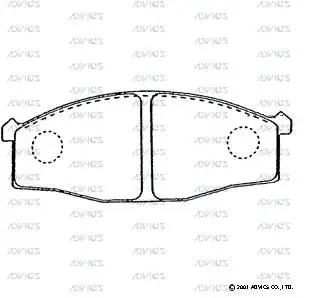 Brake Pad Set, disc brake (SN574)