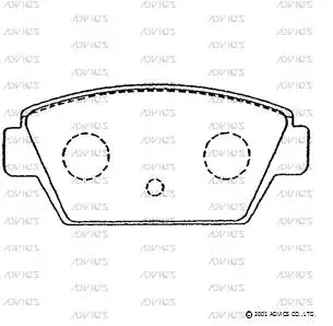 Brake Pad Set, disc brake (D2N028)