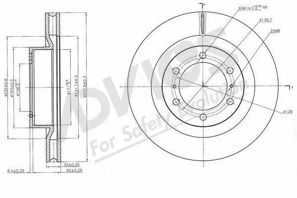 Brake Disc (A6F159B)
