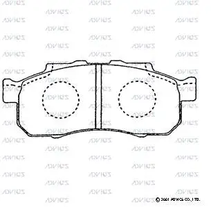 Brake Pad Set, disc brake (SN422)