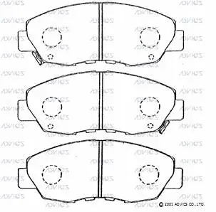 Brake Pad Set, disc brake (C1N034)