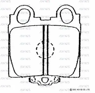 Brake Pad Set, disc brake (A2N099)