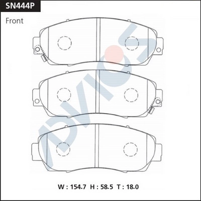 Brake Pad Set, disc brake