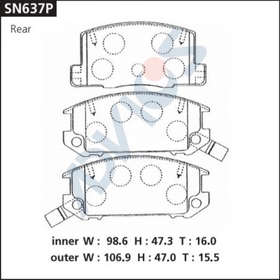 Brake Pad Set, disc brake