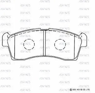 Brake Pad Set, disc brake (SN946)