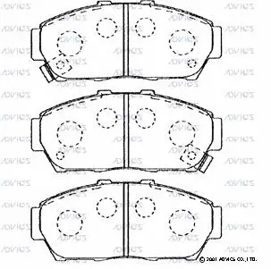 Brake Pad Set, disc brake (C1N024)