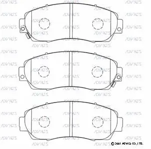 Brake Pad Set, disc brake (C1N048)
