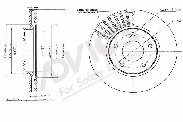 Brake Disc (B6F163B)