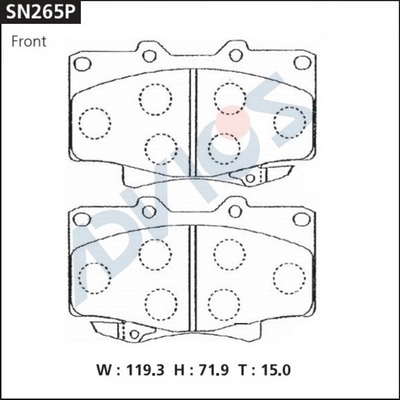 Brake Pad Set, disc brake