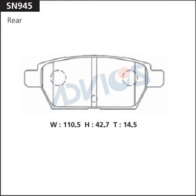 Brake Pad Set, disc brake