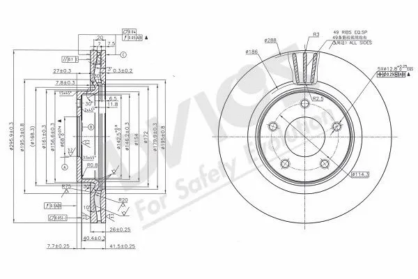 Brake Disc (B6F131B)