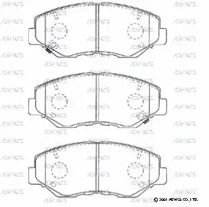 Brake Pad Set, disc brake (C1N031)