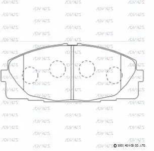 Brake Pad Set, disc brake (A1N119)