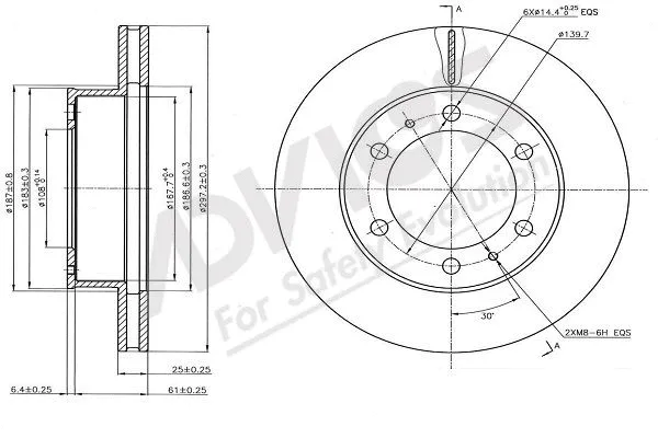 Brake Disc (A6F199B)