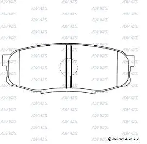 Brake Pad Set, disc brake (A2N159)
