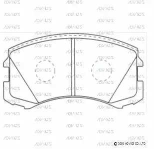 Brake Pad Set, disc brake (SN127)